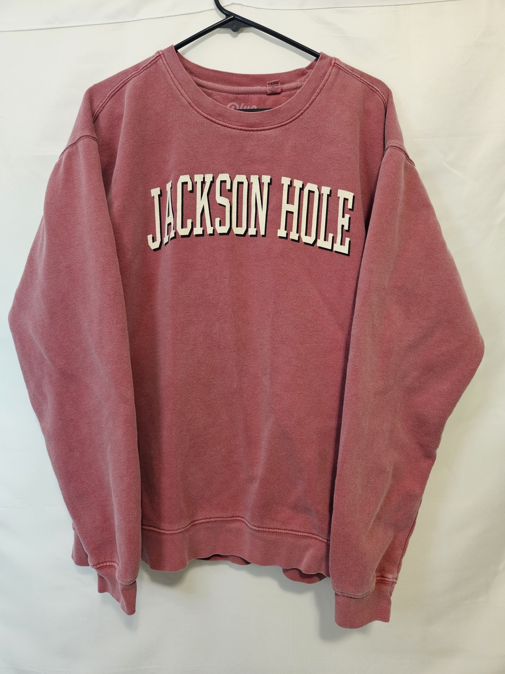 Blue 84 Jackson Hole Crewneck Sweatshirt - Light Red Wyoming Mountain